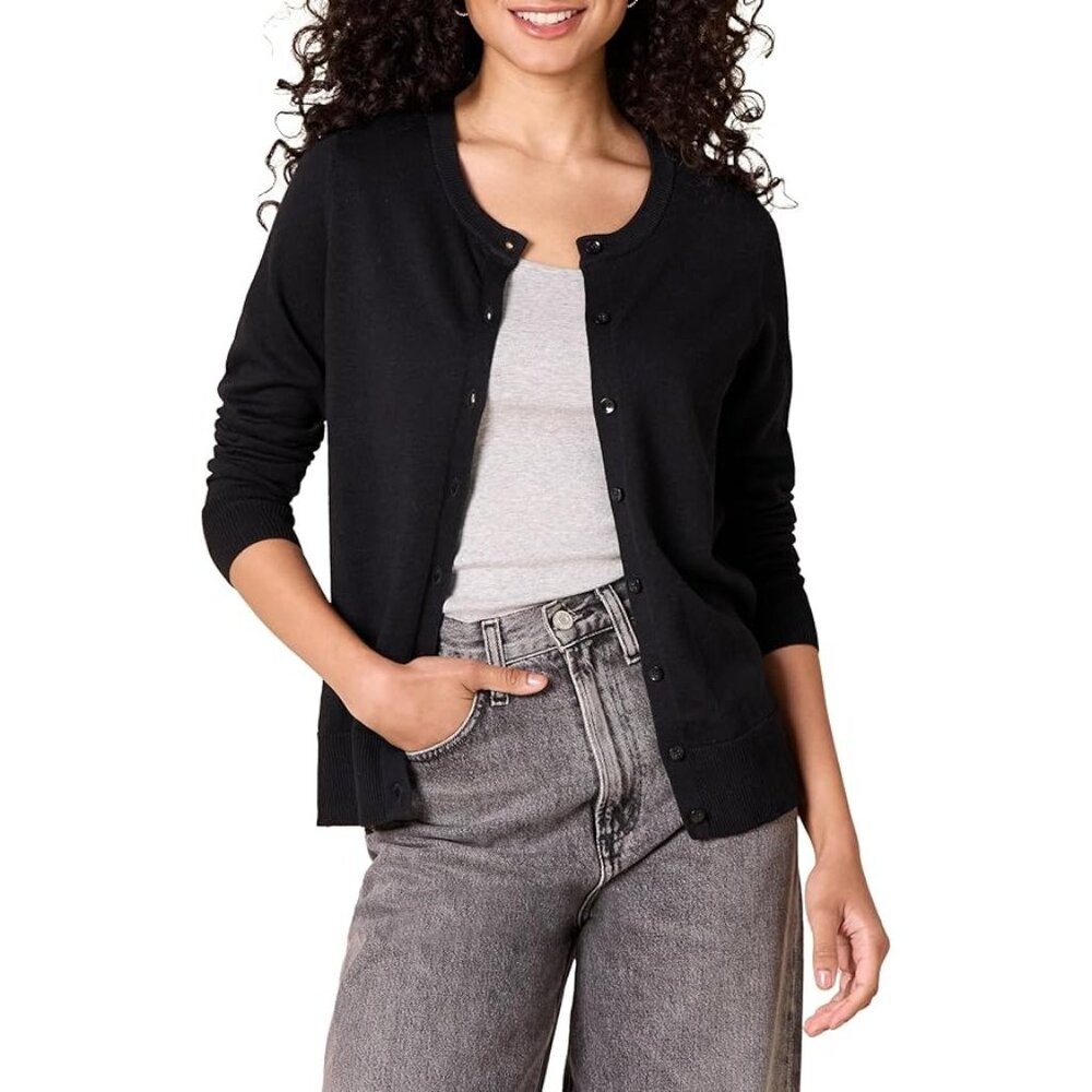 Amazon Essentials Button Front Cardigan Sweater S… - image 1